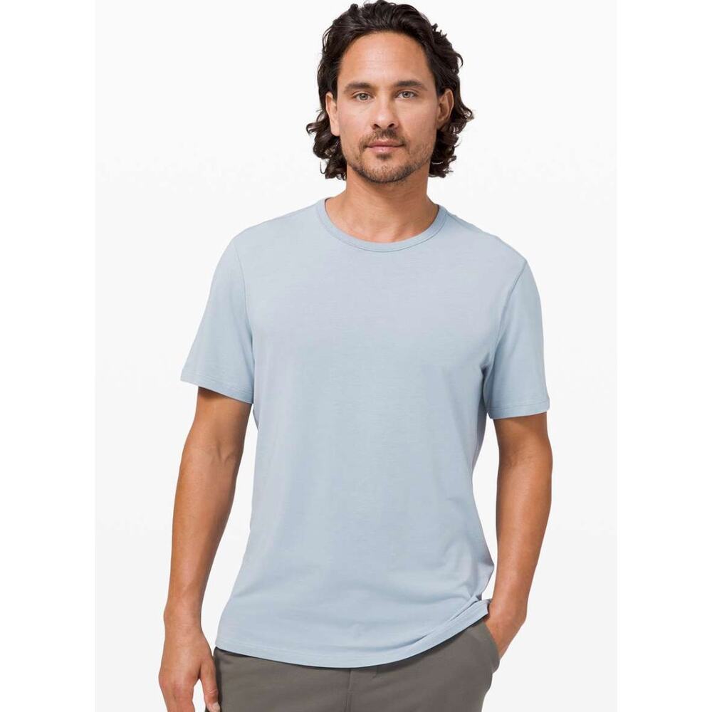 Lululemon 5 Year Basic Tee Chambray Light Blue Me… - image 1